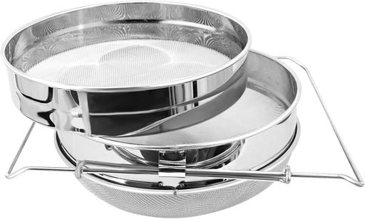 Stainless Steel Double Sieve Honey Strainer