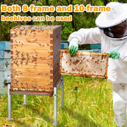Heavy-Duty Metal Hive Stand with round Base (Fits 8 & 10 Frame Hive)