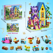 Honey Workshop & Apiary Building Block Kit with LED Lights (1084 Pcs)