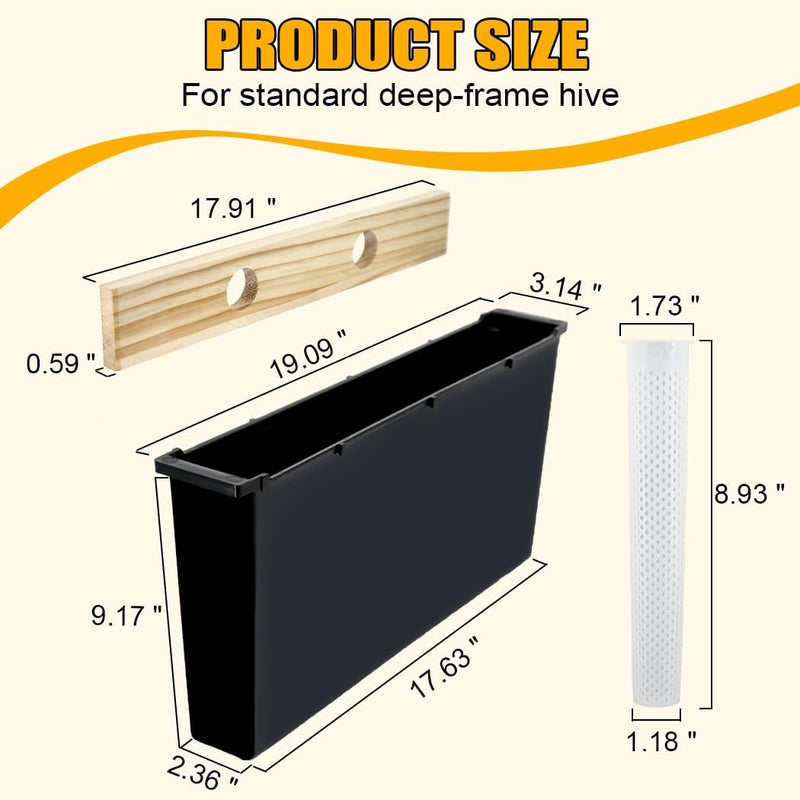Premium 6.5L Beehive Frame Feeder (2 Pieces)