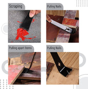 Bates- Pry Bar Scraper, 9.5-Inch, Carbon Steel, Pry Tool, Scrape and Pry Bar, Metal Pry Tool, Flat Pry Bar