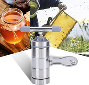 Stainless Steel Honey Press, Mini Portable Honey Extractor, Manual Honey Squeezer with Stainless Steel Filter, Beekeeping Tool