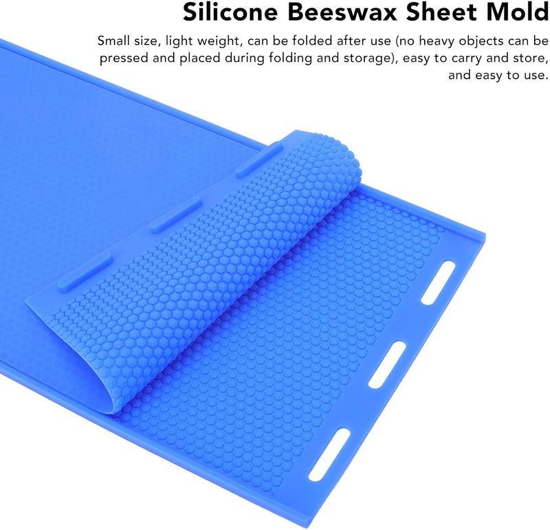 Flexible Silicone Beeswax Foundation Sheet Molds (2-Pack)