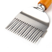 Uncapping Scratcher with a Wooden Handle