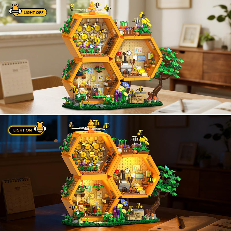 Collector's Edition Illuminated Bee House Building Set