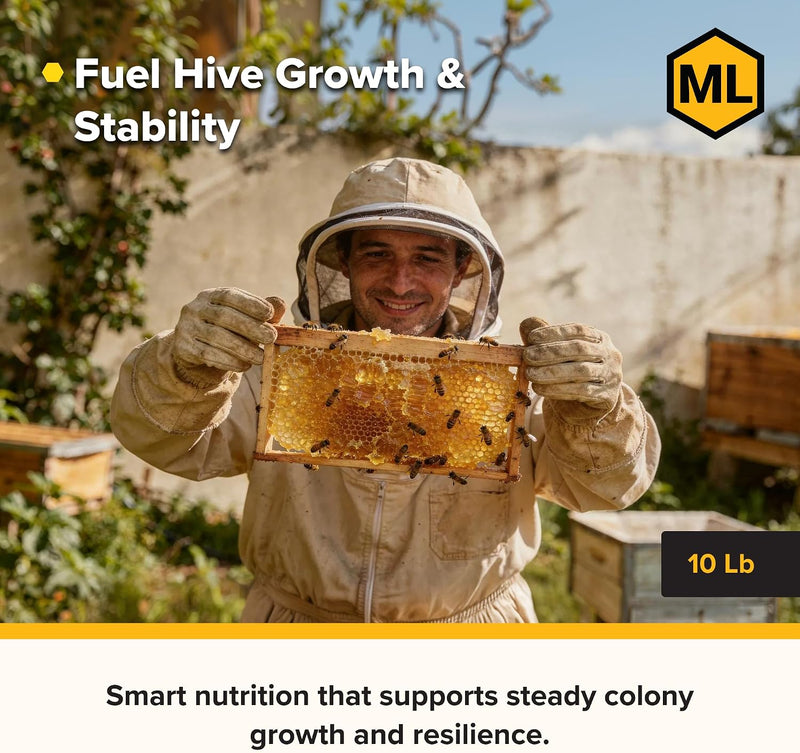 Bee-Pro Patties, High Protein Honey Bee Nutrition, 10 Lbs