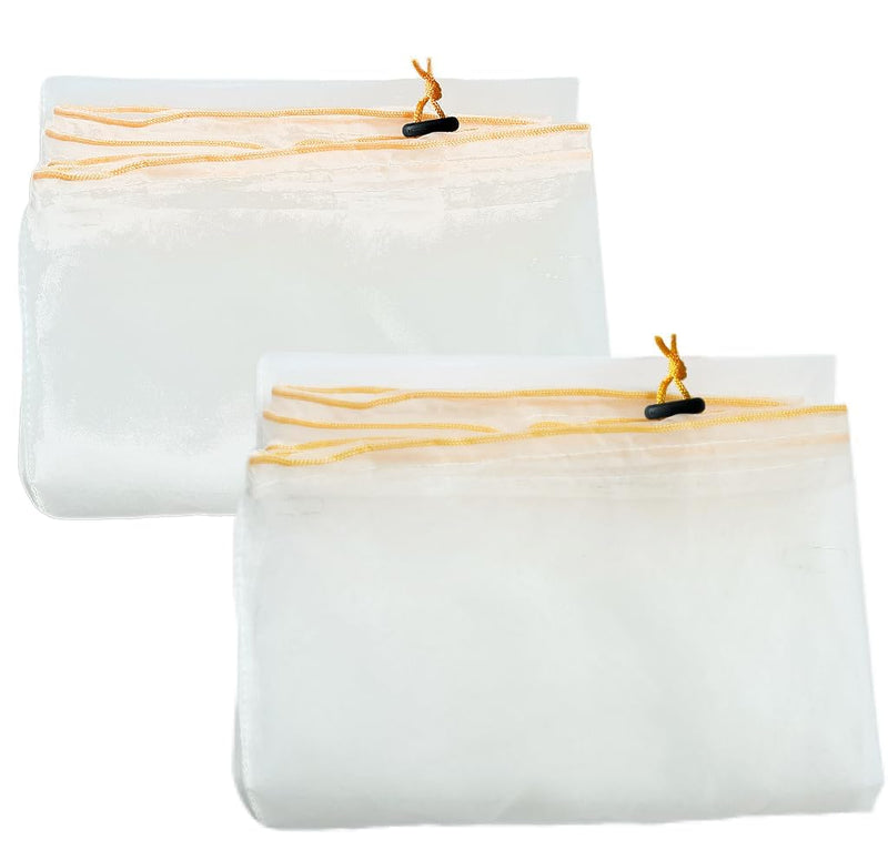 Ultra-Fine Mesh Honey Filter Bag and Strainer (4 Pieces)