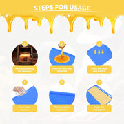 Flexible Silicone Beeswax Foundation Sheet Molds (2-Pack)