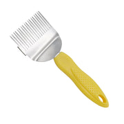 Uncapping Scratcher with a Plastic Handle