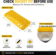 Universal 5 Gallon Honey Bucket Frame Rest & Holder