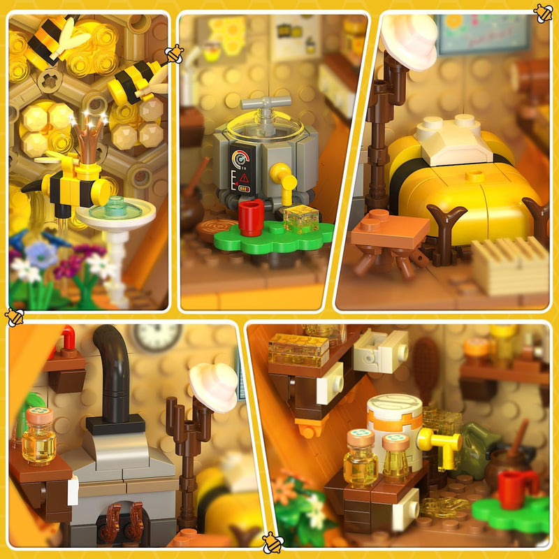 Collector's Edition Illuminated Bee House Building Set