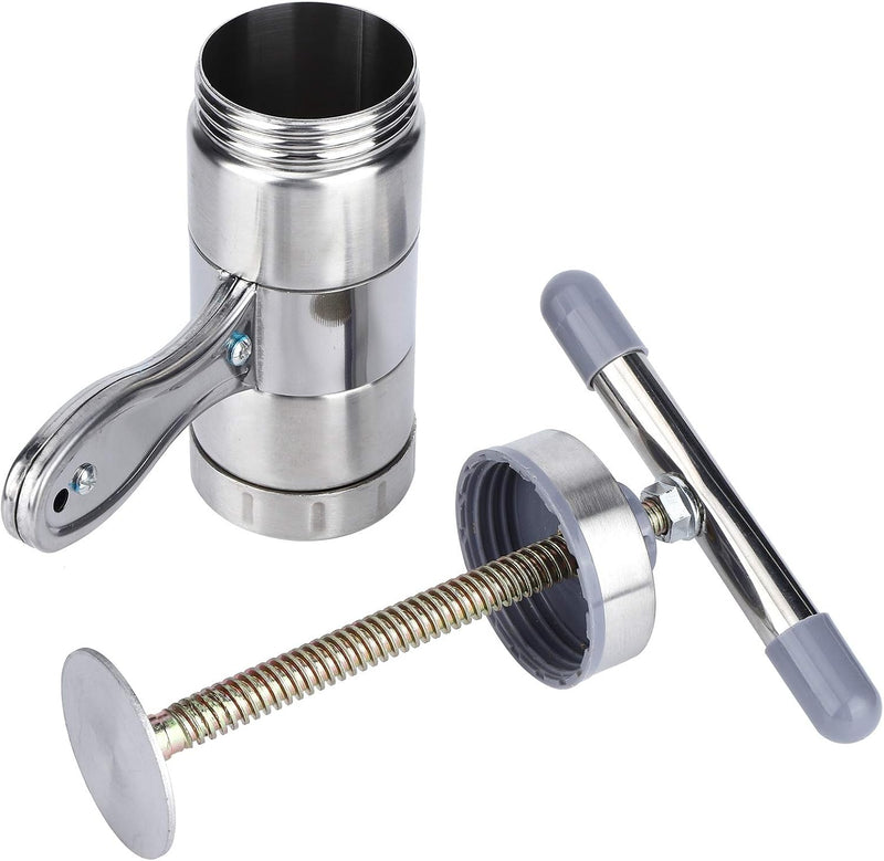 Stainless Steel Honey Press, Mini Portable Honey Extractor, Manual Honey Squeezer with Stainless Steel Filter, Beekeeping Tool