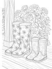 Creative Haven Home Sweet Homestead Coloring Book (Adult Coloring Books: in the Country)