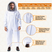 10-Frame Beehive Starter Kit, Includes Beekeeping Supplies Tool Kit and Protective Gear
