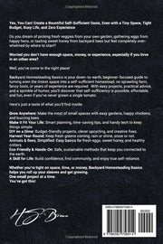 Backyard Homesteading Basics: Practial, Time-Saving Guide to Self-Sufficient Living-Grow, Raise, and Preserve Your Own Food Even with Limited Space and Budget