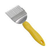Uncapping Scratcher with a Plastic Handle