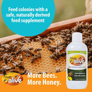 Hive Alive Liquid Bee Feed Concentrate, Fall & Spring, 500Ml (50 Hives)