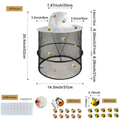 Halloween Beekeeper Costume for Adults (62 Pcs Beekeeper Hats Set Including)