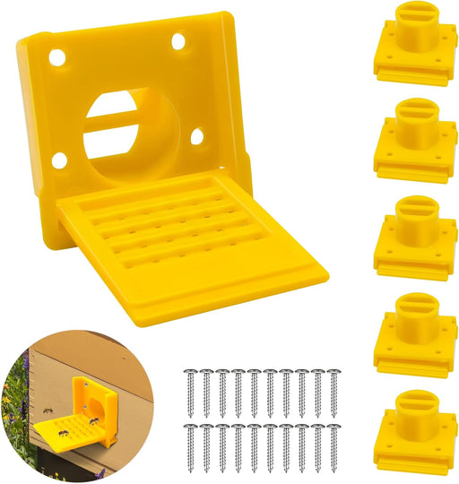 Ventilated Plastic Beehive Entrance Reducer & Mouse Guard (6 Piece)