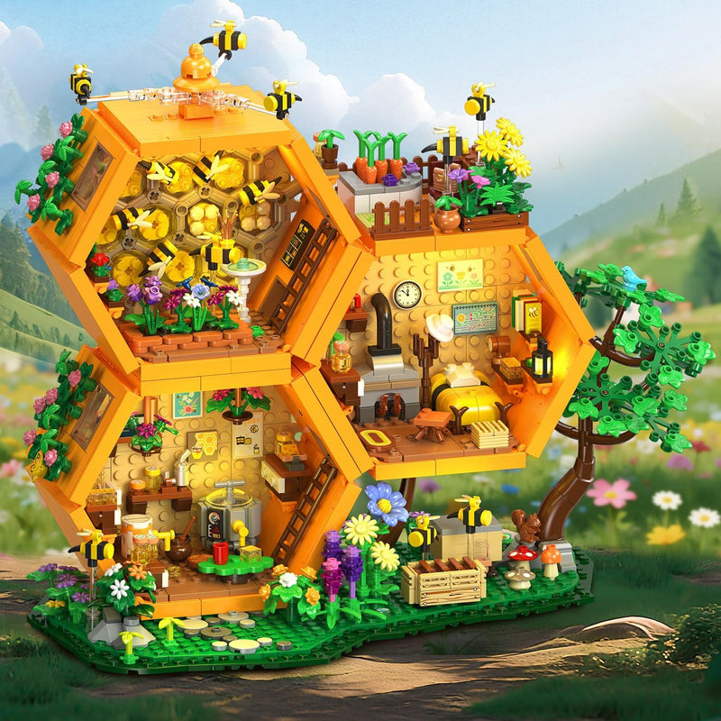 Collector's Edition Illuminated Bee House Building Set