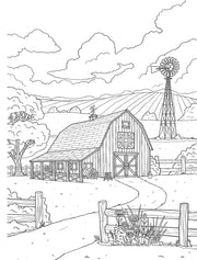 Creative Haven Home Sweet Homestead Coloring Book (Adult Coloring Books: in the Country)