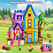 Honey Workshop & Apiary Building Block Kit with LED Lights (1084 Pcs)