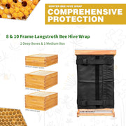 Winter Hive Adjustable Wrap for 8 and 10 Frame Hives