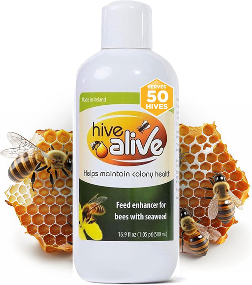 Hive Alive Liquid Bee Feed Concentrate, Fall & Spring, 500Ml (50 Hives)
