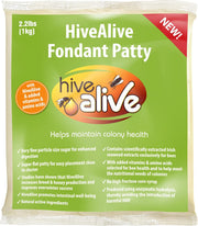 Hive Alive Bee Food Fondant, Winter, Spring & Fall Feed, 2.2 Lb X 1-Pack