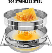 Stainless Steel Double Sieve Honey Strainer
