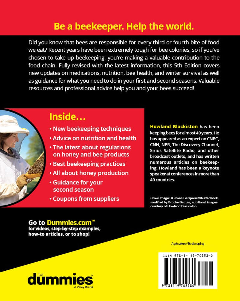 Beekeeping for Dummies by Howland Blackiston