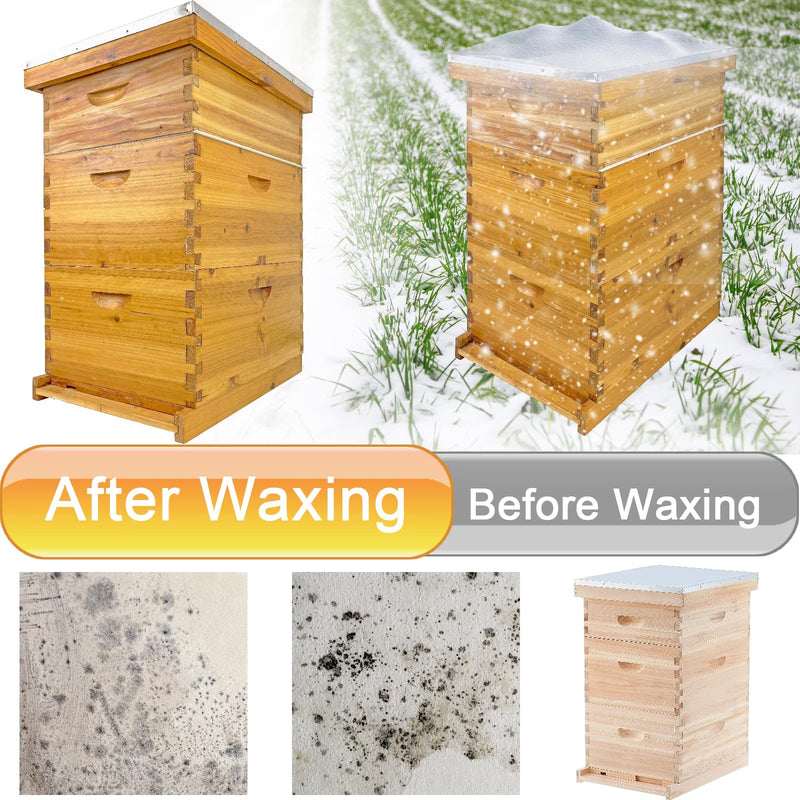 Langstroth Hive Coated with Beeswax (3-Layer)
