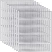 Heavy-Duty Metal Queen Excluder for 10-Frame (White, 6 Pieces)