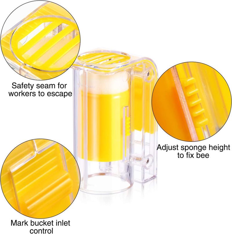 Ergonomic Queen Bee Catcher Clips (6 Pieces)