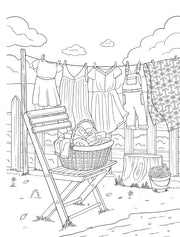 Creative Haven Home Sweet Homestead Coloring Book (Adult Coloring Books: in the Country)