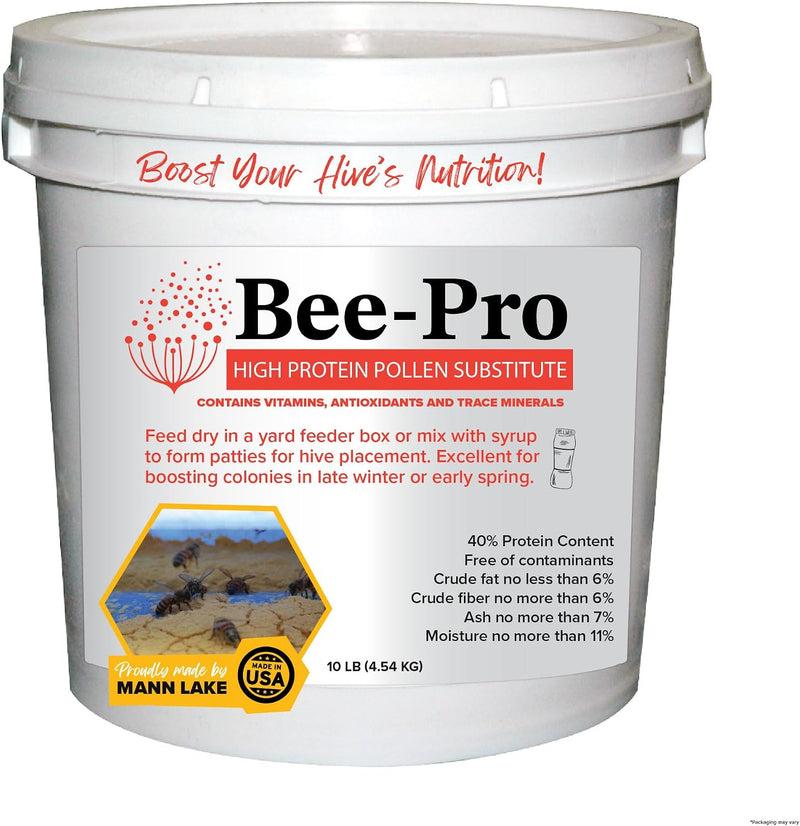 Bee-Pro High Protein Pollen Substitute | 10 Lb Pail