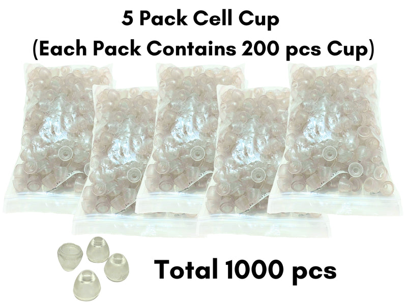 Lot de 5 gobelets (chaque paquet contient 200 gobelets)