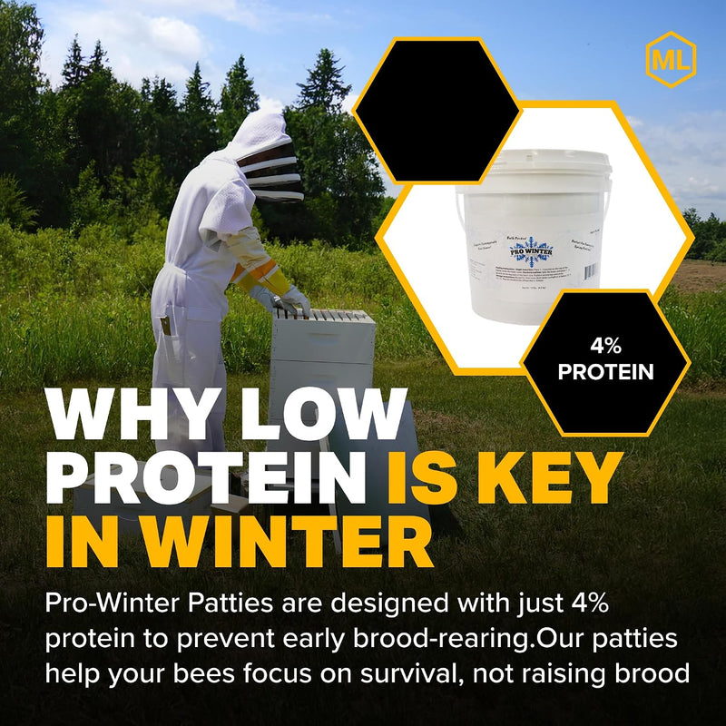 Pro-Winter Feed for Bees | 10Lb Bucket