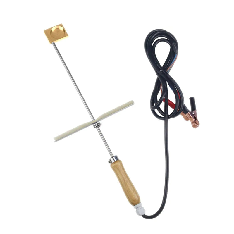 Universal Fogger for Varroa Mite Treatment – Oxalic Acid Vaporizer for Bees with Alligator Clips - Copper Head