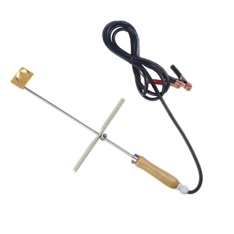 Universal Fogger for Varroa Mite Treatment – Oxalic Acid Vaporizer for Bees with Alligator Clips - Copper Head