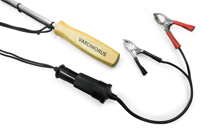 Varomorus Universal Fogger for Varroa Mite Treatment – Oxalic Acid Vaporizer for Bees with 12V DC or 110V AC (Adapter Included)