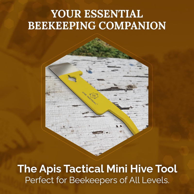 Mini Hive Tool, Stainless Steel Beekeeping Scraper