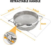 Stainless Steel Double Sieve Honey Strainer