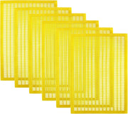6 PCS 10Frame Plastic Queen Excluder, Beekeeping Queen Excluders for Beekeeping and Separating Queen Bees from Honey (Yellow)
