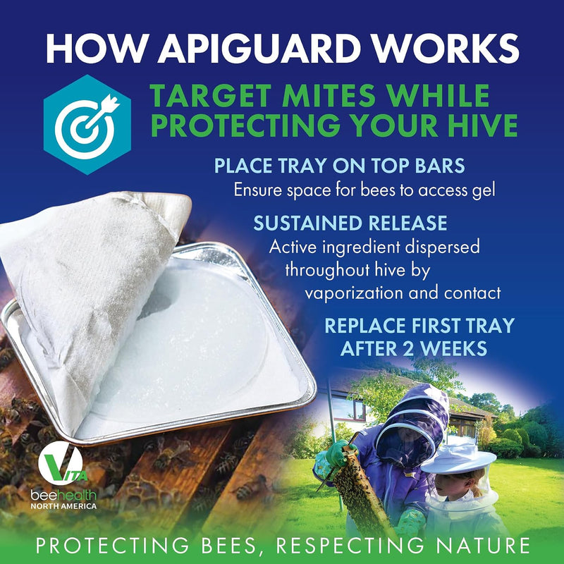 Apiguard Varroa Mite Treatment, 10 X 50G