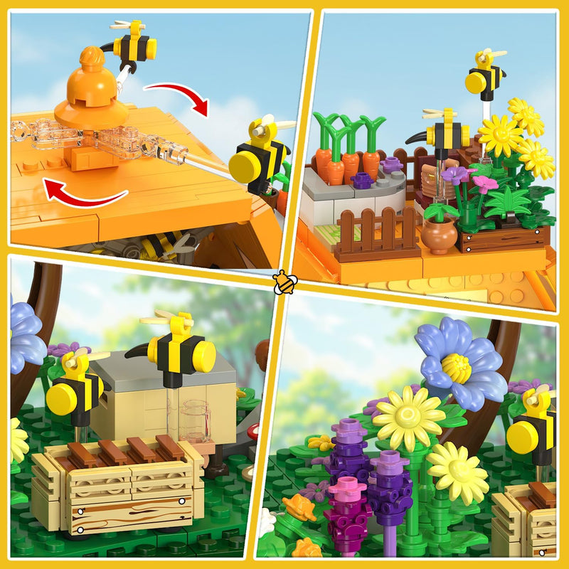 Collector's Edition Illuminated Bee House Building Set