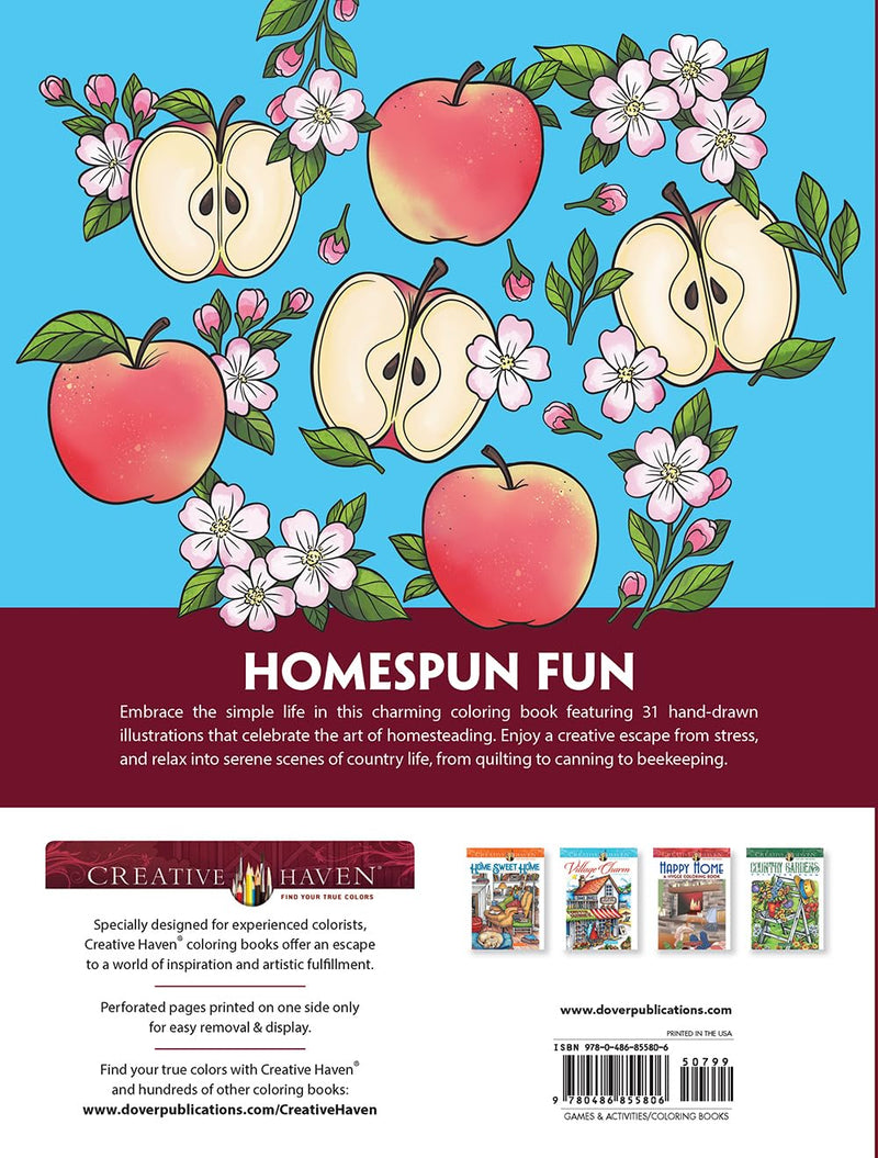 Creative Haven Home Sweet Homestead Coloring Book (Adult Coloring Books: in the Country)