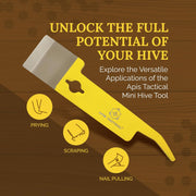 Mini Hive Tool, Stainless Steel Beekeeping Scraper