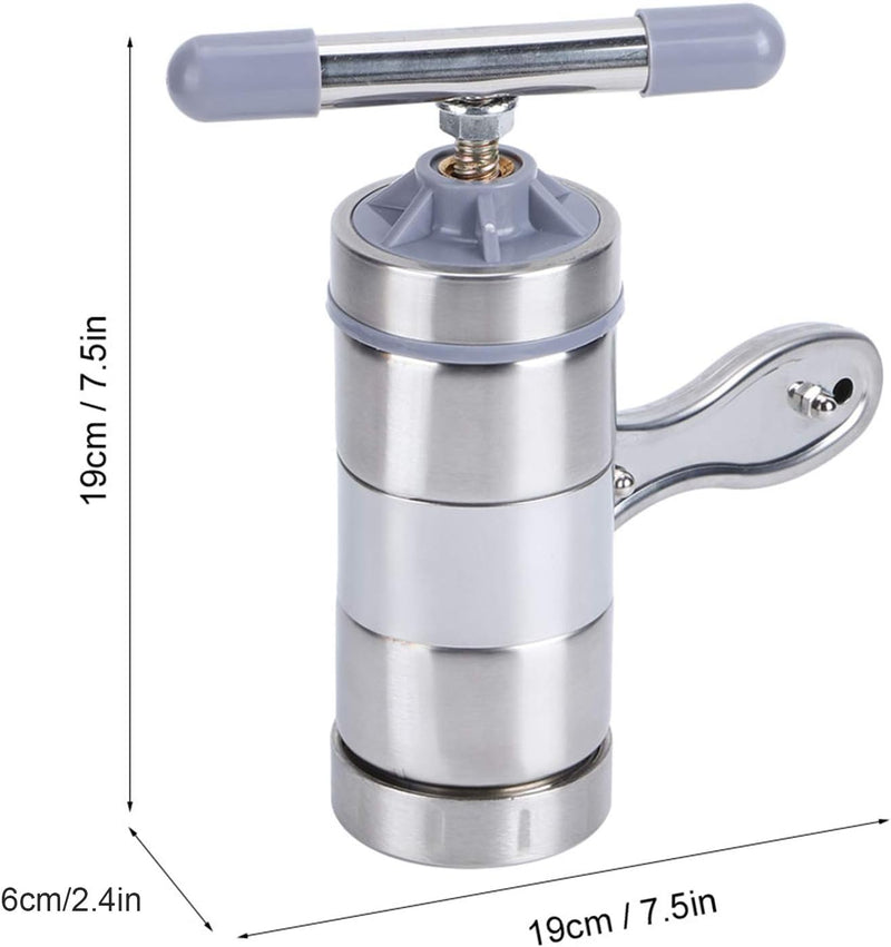 Stainless Steel Honey Press, Mini Portable Honey Extractor, Manual Honey Squeezer with Stainless Steel Filter, Beekeeping Tool