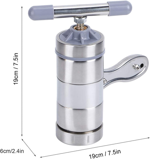 Stainless Steel Honey Press, Mini Portable Honey Extractor, Manual Honey Squeezer with Stainless Steel Filter, Beekeeping Tool
